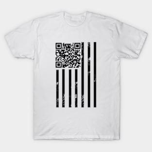 Trump Dance QR with America Flag T-Shirt